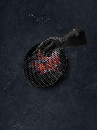 WMF | Guanti da barbecue in pelle / Nero