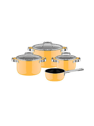 WMF | Set di pentole 4 pz. FUSIONTEC MINERLA PRO Giallo Mango