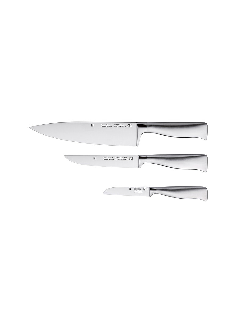 Set di coltelli Grand Gourmet, 3 pezzi argento