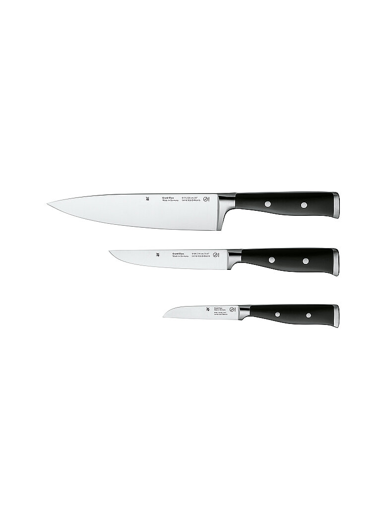 Set di coltelli 3 pz. GRAND CLASS Cromargan/Nero nero