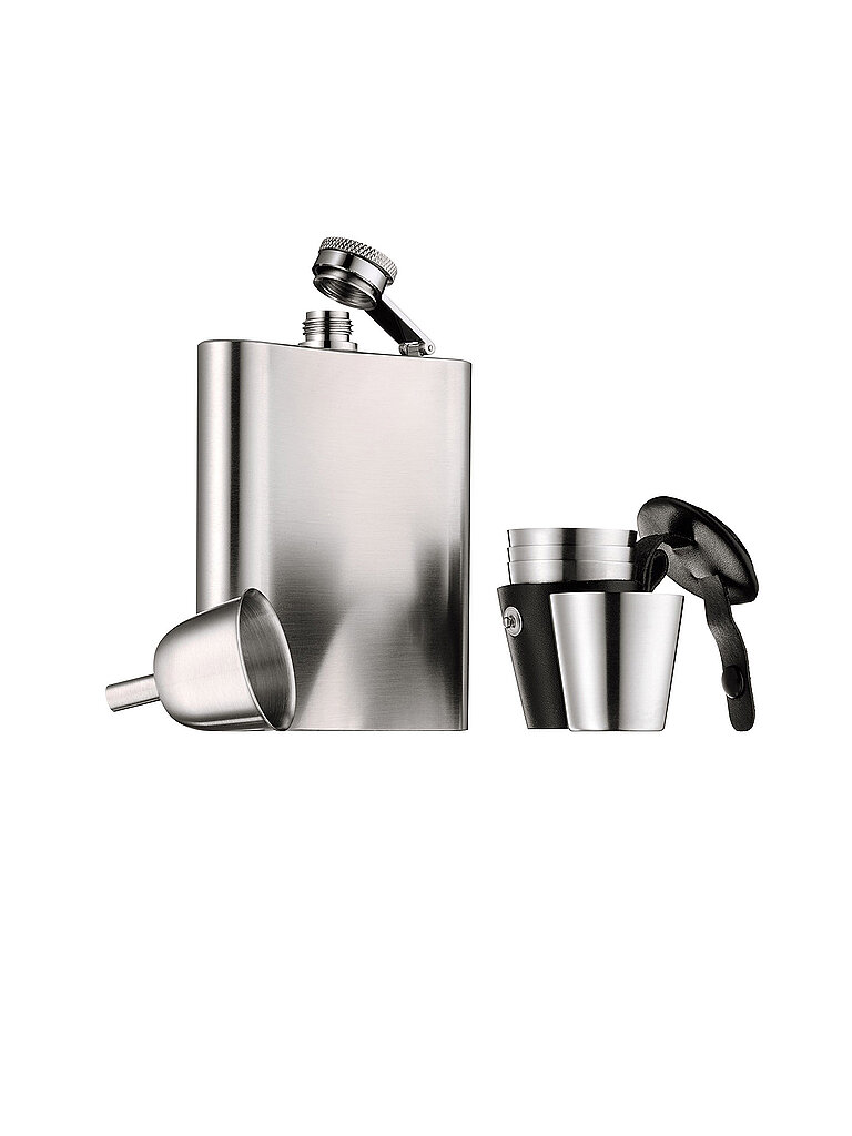 Manhattan Set fiaschetta 6 pz Cromargan argento