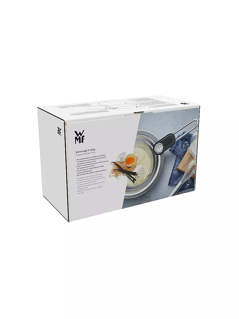 WMF | Bagnomaria con indicatore di temperatura e inserto 18 cm | Argento