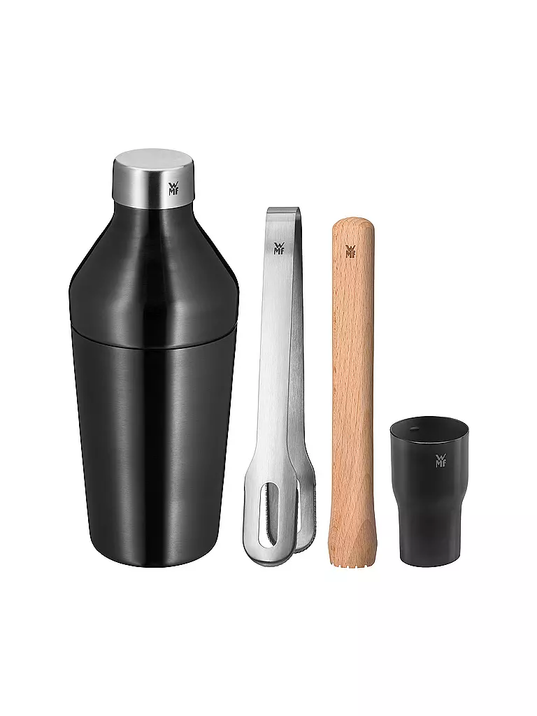 WMF | Baric Set da bar 4 pz Cromargan | Nero