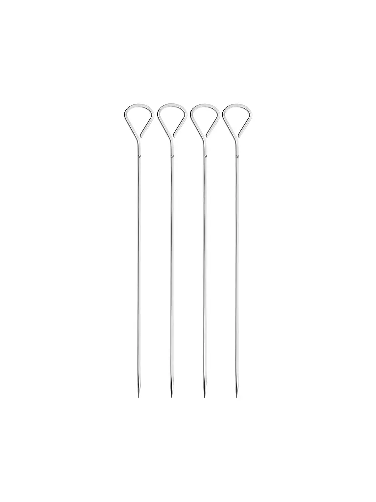 WMF | BBQ Spiedini piccoli da griglia 37cm 4 pz | Argento