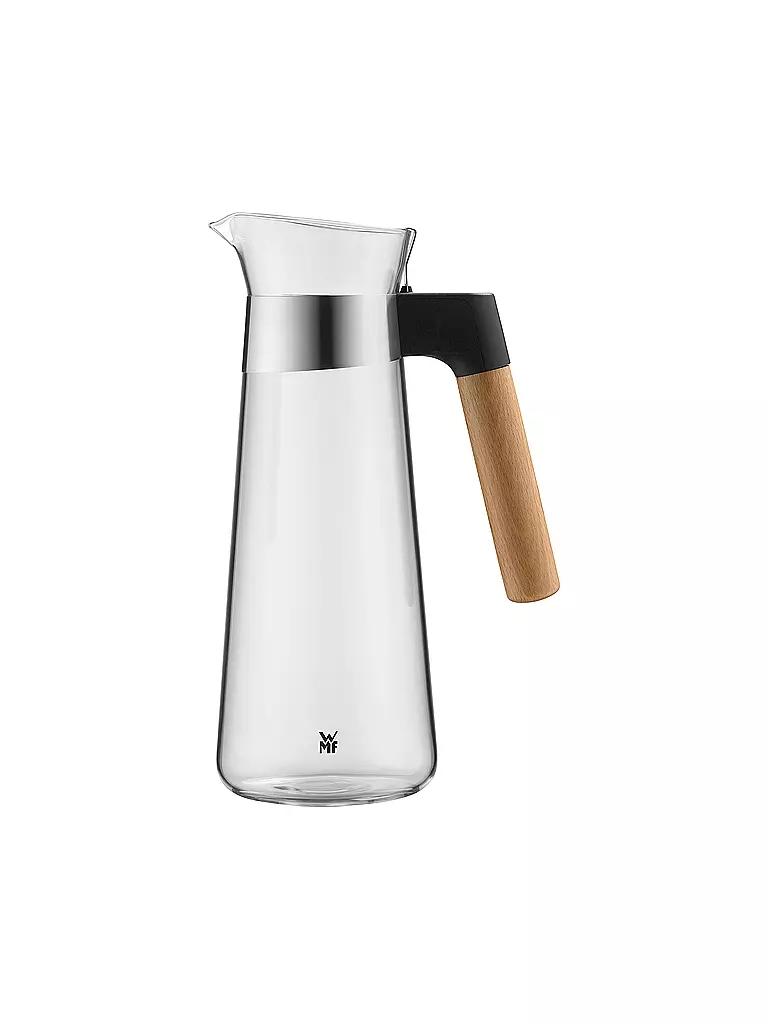 WMF | Caraffa per acqua KINEO 1l vetro / legno | Trasparente