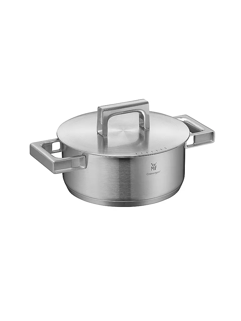 WMF | Casseruola con coperchio ULTIMATE COOL 20cm Cromargan | Argento