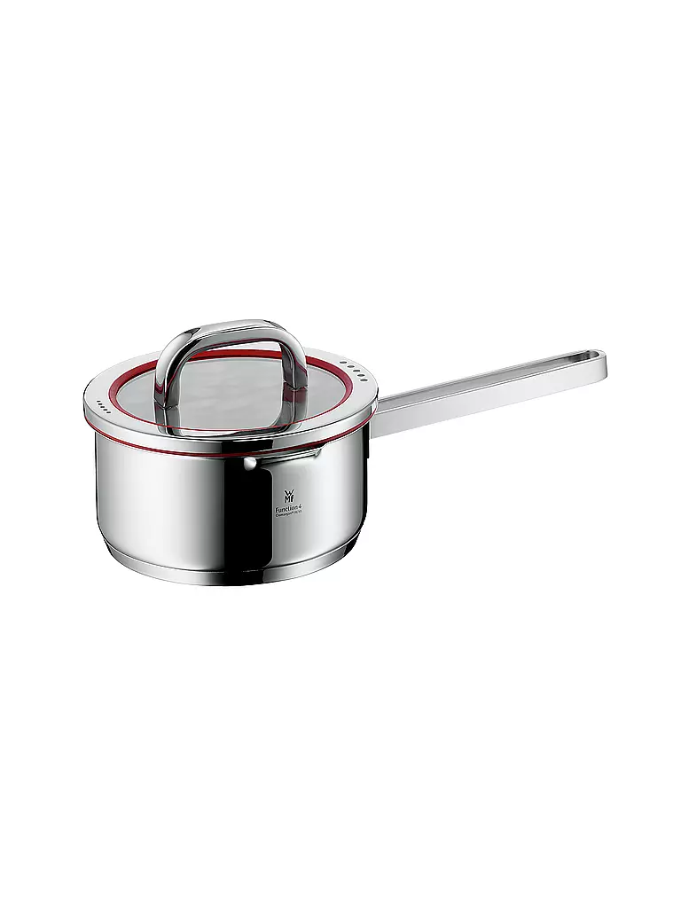WMF | Casseruola con manico e coperchio 16 cm Function 4 Cromargan | Argento