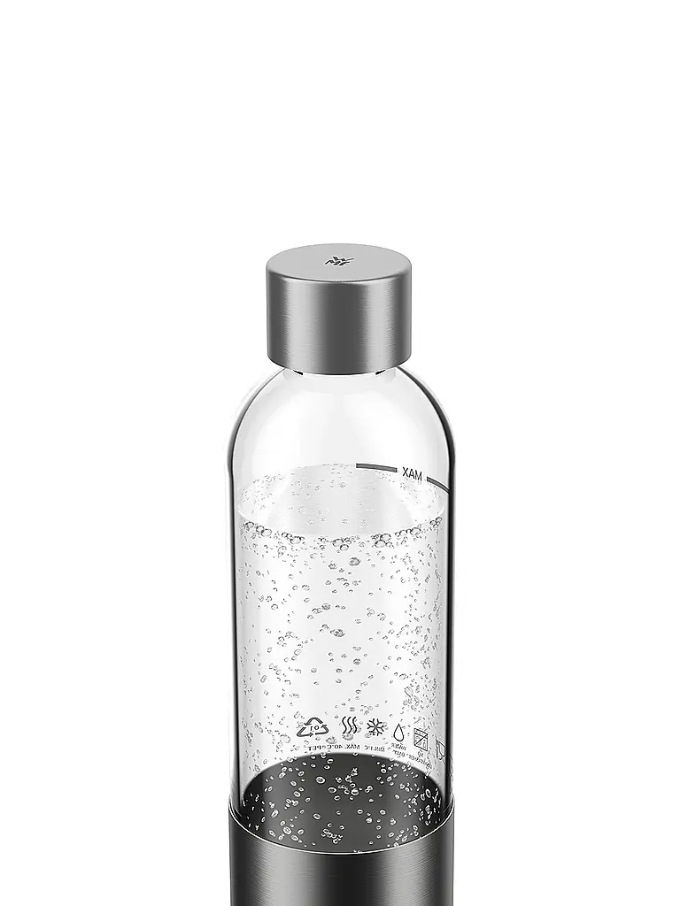 WMF | Element One Bottiglia per gasatore d'acqua 0,85 l PET/acciaio inox | 
