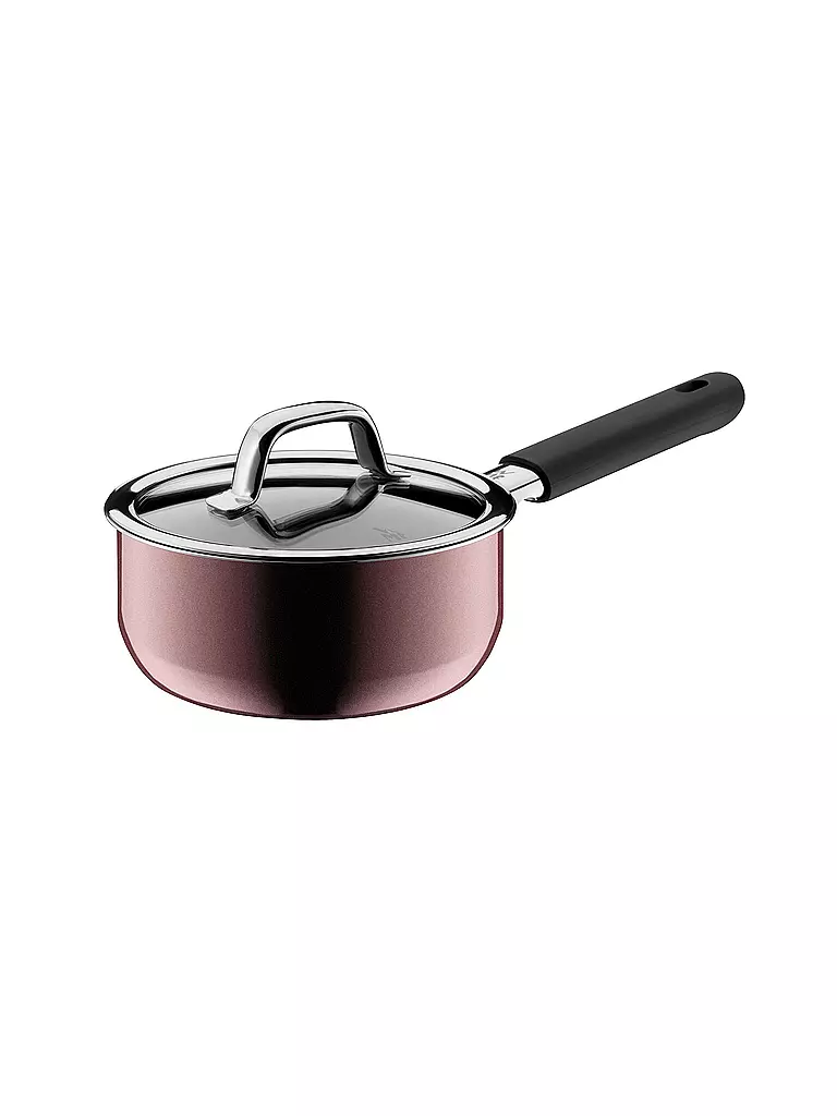 WMF | Fusiontec Mineral Casseruola con manico e coperchio in vetro 16 cm/1,3 l Rose Quartz | Bacca