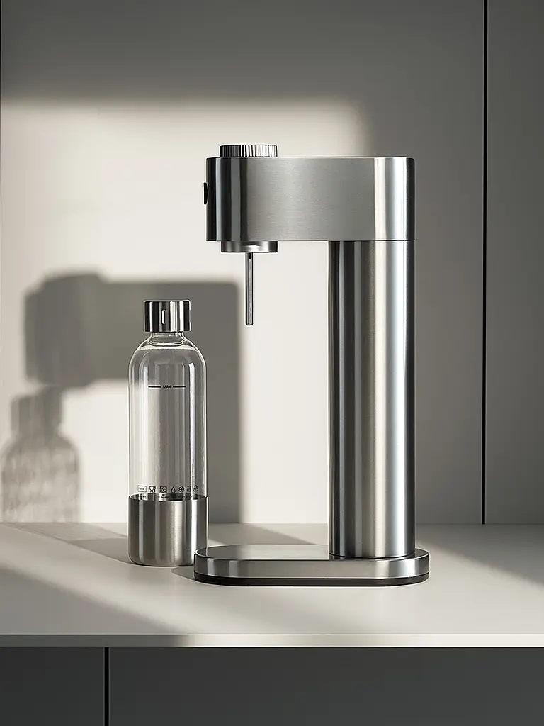 WMF | Gasatore Element One Soda - Stream in acciaio inox | 