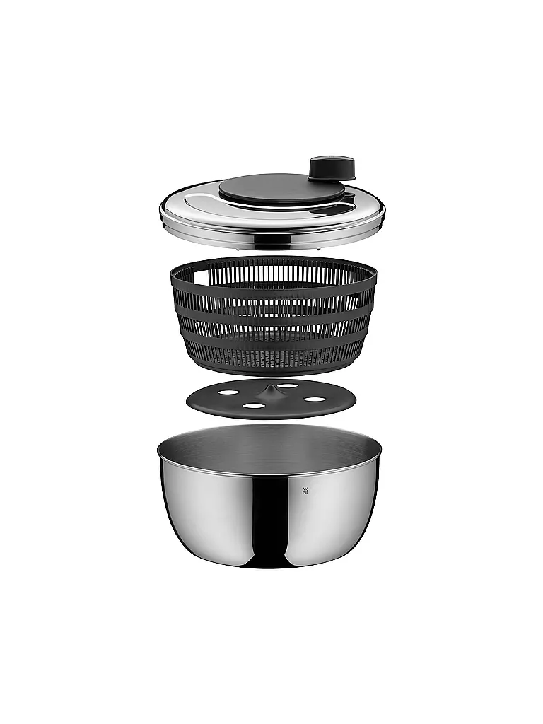 WMF | Gourmet Centrifuga per insalata 4L 24cm | Argento