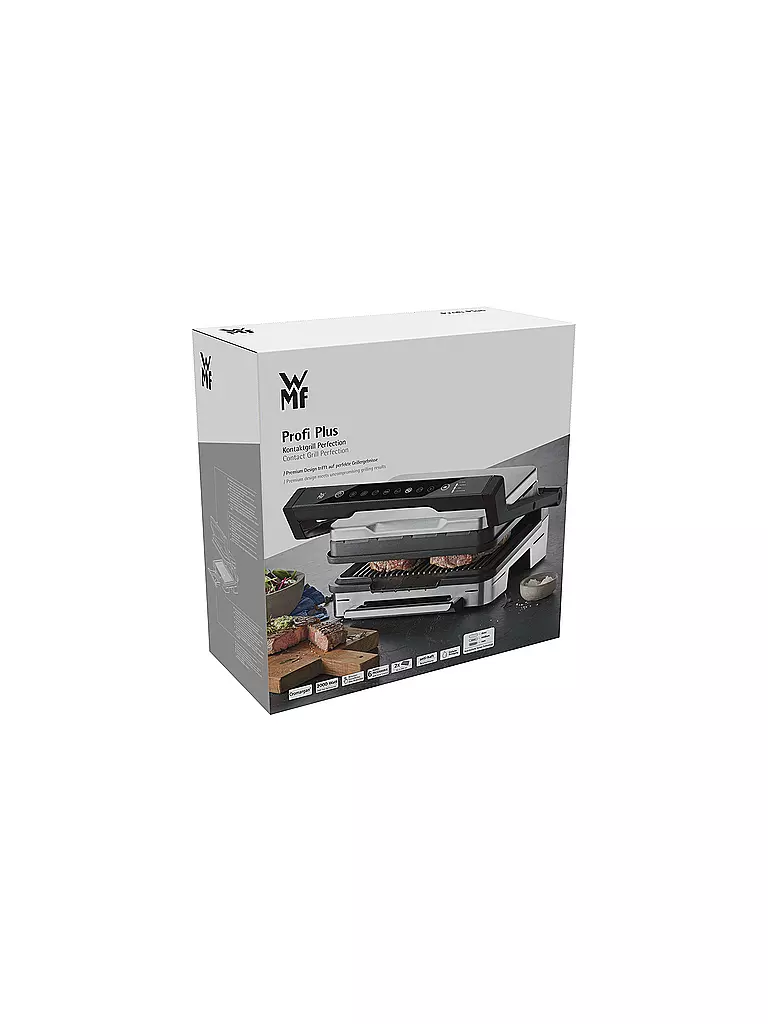 WMF | Grill a contatto Profi Plus Perfection | Argento