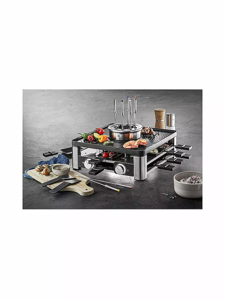 WMF | Lumero Stazione Gourmet di Design 3in1 (Cromargan) | Argento