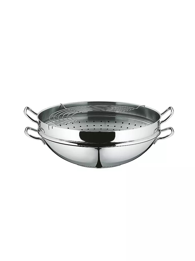 WMF | Macao Set Wok 36 cm 4 pezzi Cromargan |