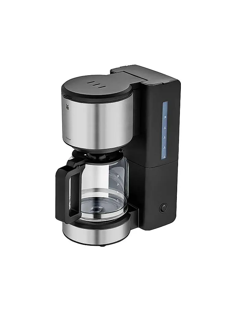 WMF | Macchina da caffè filtro STELIO 10 tazze Cromargan vetro | Argento