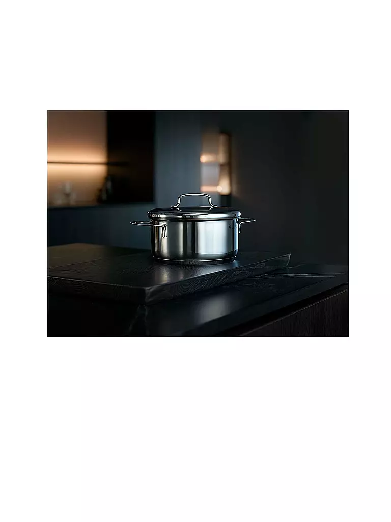 WMF | Mini casseruola con coperchio 16 cm Cromargan | Argento