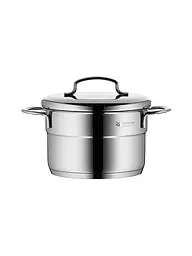 WMF | Mini pentola per carne con coperchio 14 cm | Argento