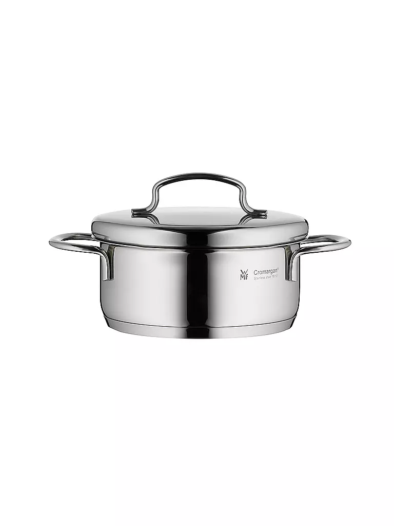 WMF | Mini tegame con coperchio 12 cm | Argento