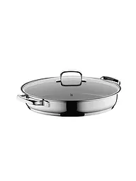 WMF | Padella per pesce con coperchio in vetro 38x26 cm | Argento