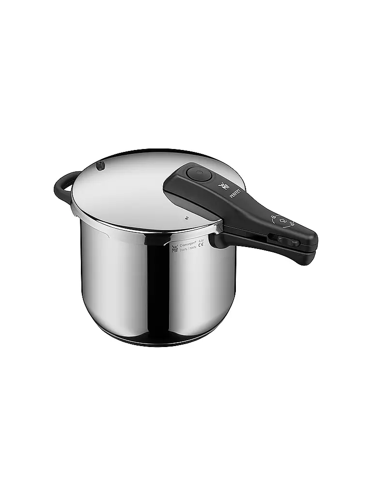 WMF | Pentola a pressione PERFECT 6,5l / 22cm Cromargan | Argento