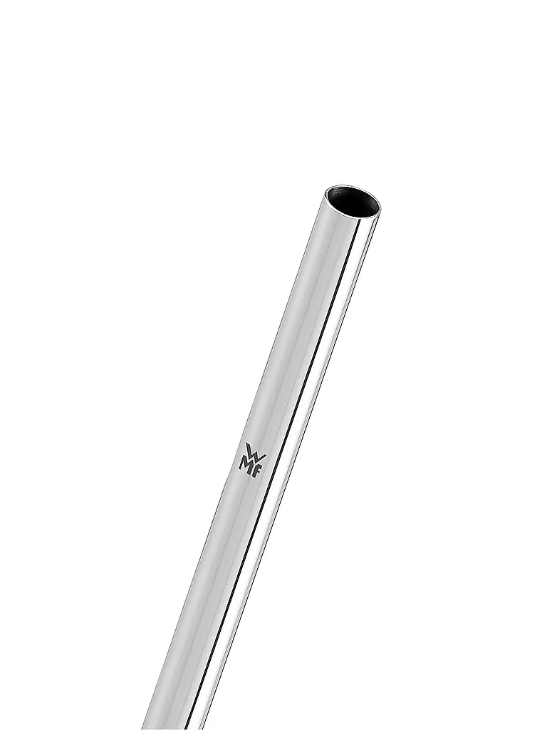 WMF | Set di cannucce Baric Cromargan, 24 cm, 7 pezzi con spazzola |