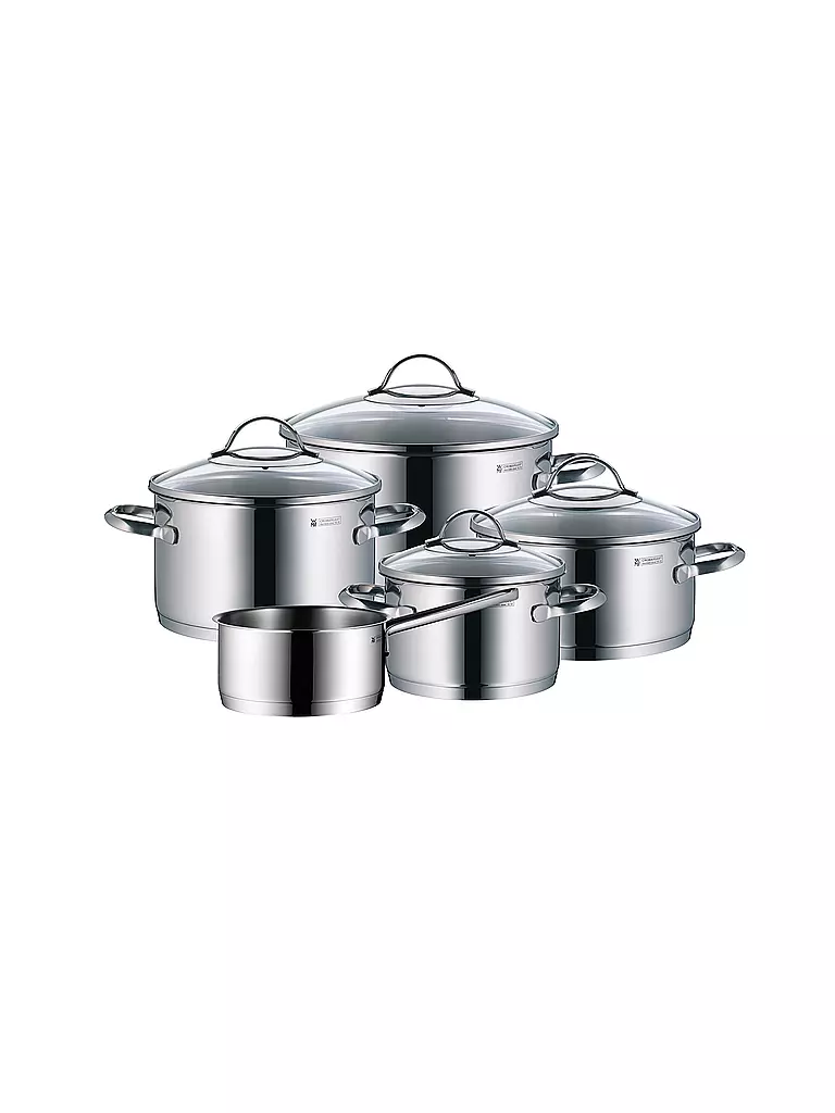 WMF | Set di pentole 5 pz. PROVENCE PLUS Cromargan | Argento