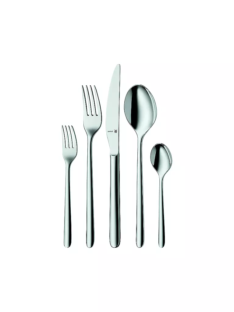 WMF | Set di posate da 30 pezzi Flame Plus Cromargan Protect | Argento