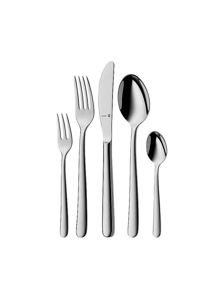 WMF | Set di posate da 30 pezzi Kult Plus Cromargan Protect | Argento
