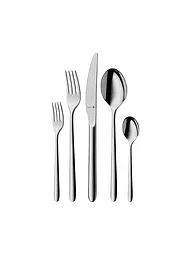 WMF | Set di posate da 30 pezzi Flame Plus Cromargan Protect | Argento