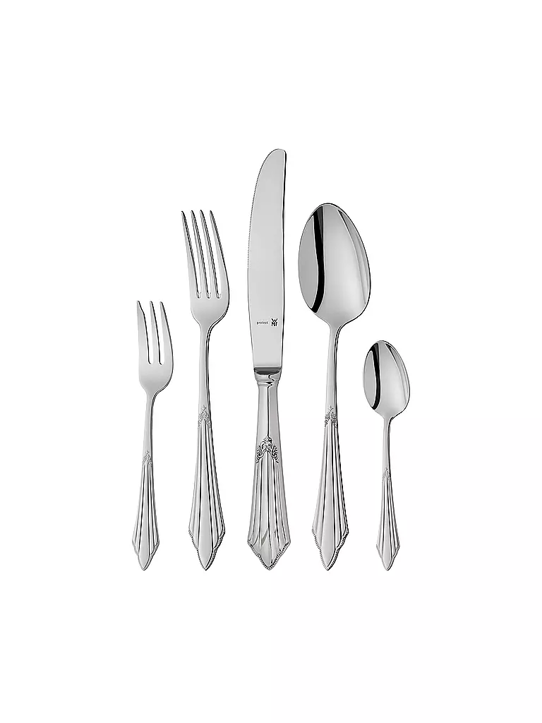 WMF | Set di posate FÄCHER 30 pezzi Cromargan Protect | Argento
