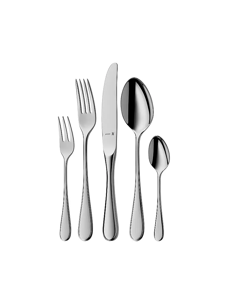 WMF | Set di posate Kent Plus, 66 pezzi | Argento