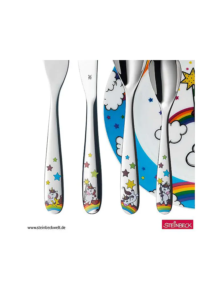 WMF | Set di posate per bambini, 6 pezzi | Multicolore