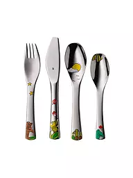 WMF | Set di posate per bambini Janosch, 4 pezzi | Argento