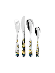 WMF | Set di posate per bambini Minions, 4 pezzi | Multicolore