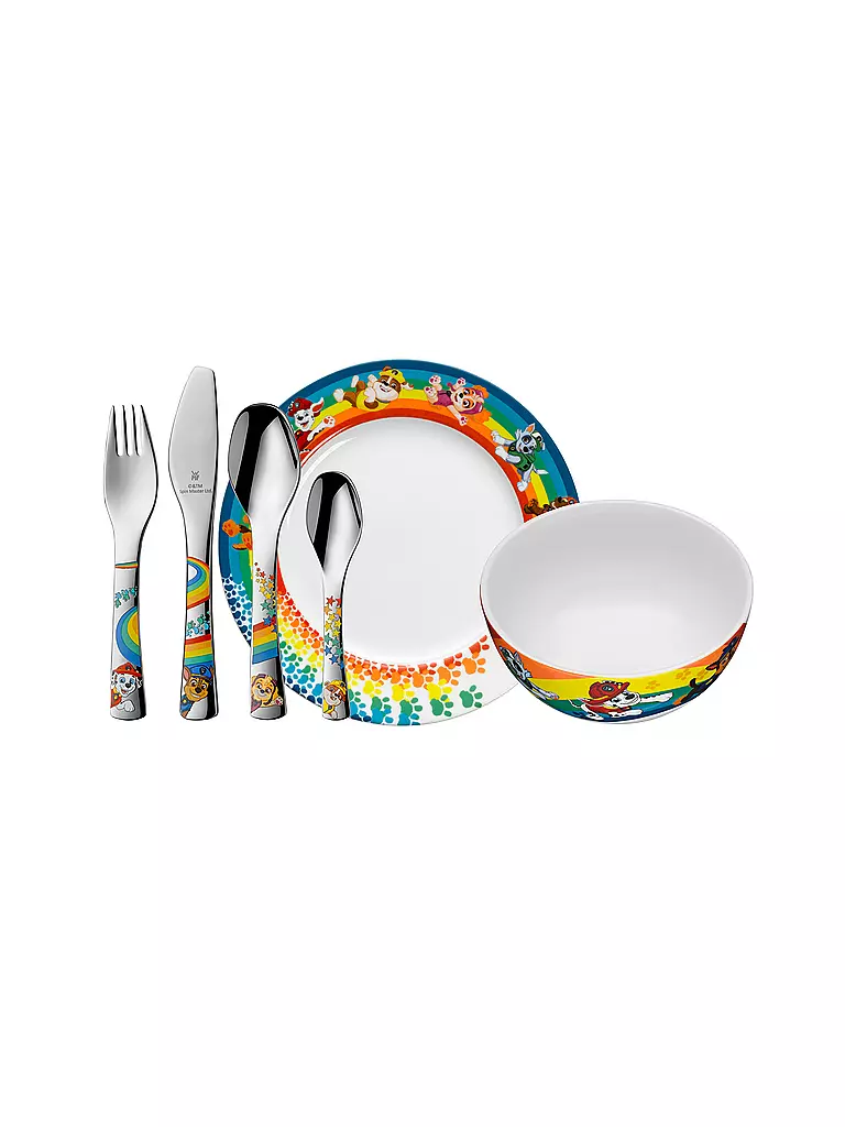 WMF | Set di posate per bambini PAW PATROL, 6 pezzi | Multicolore
