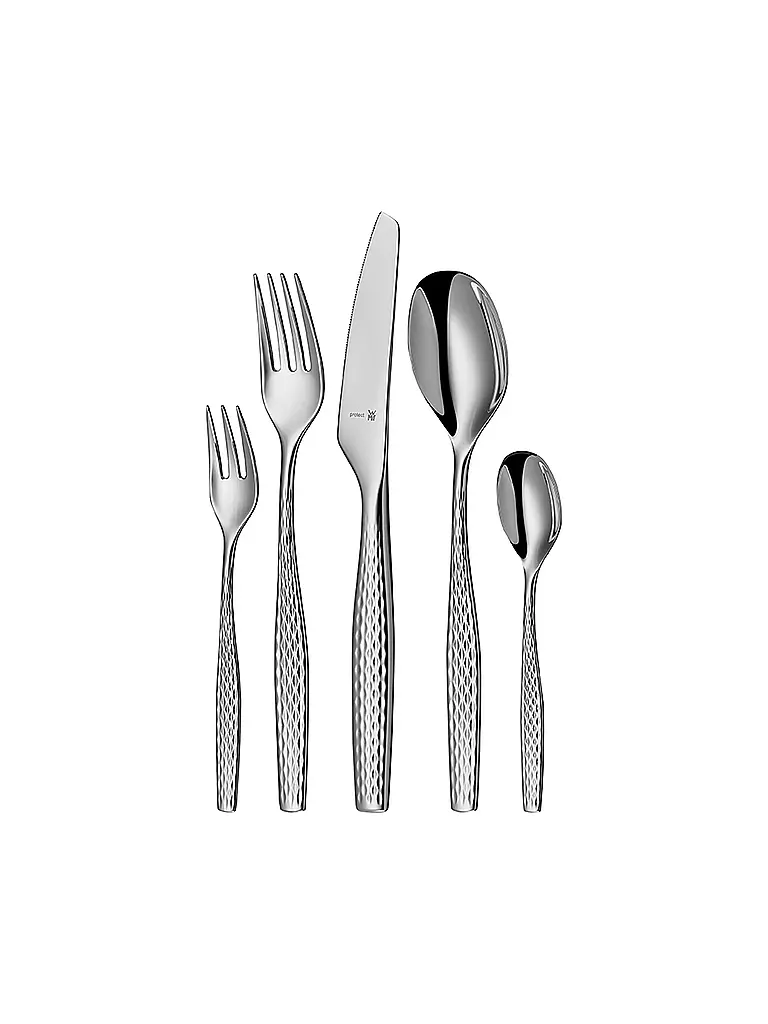 WMF | Set di posate Sentic, 30 pezzi, per 6 persone | Argento