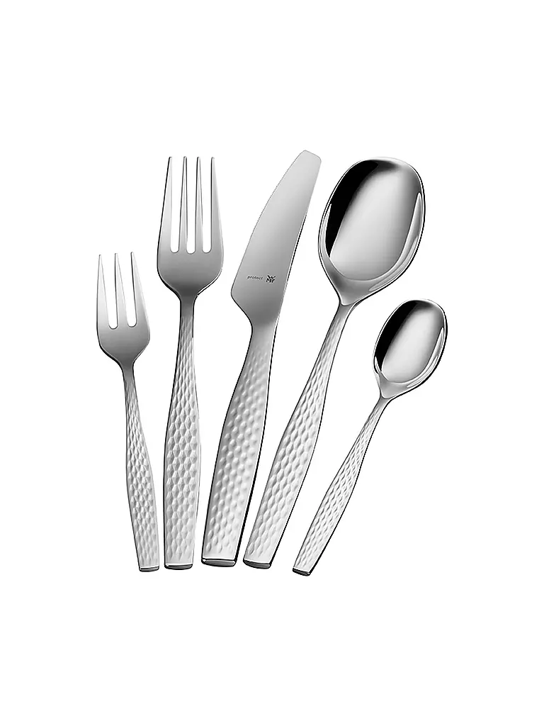 WMF | Set di posate Sentic, 30 pezzi, per 6 persone | Argento