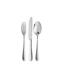 WMF | Set di posate SITELLO, 60 pezzi, Cromargan martellato | Argento
