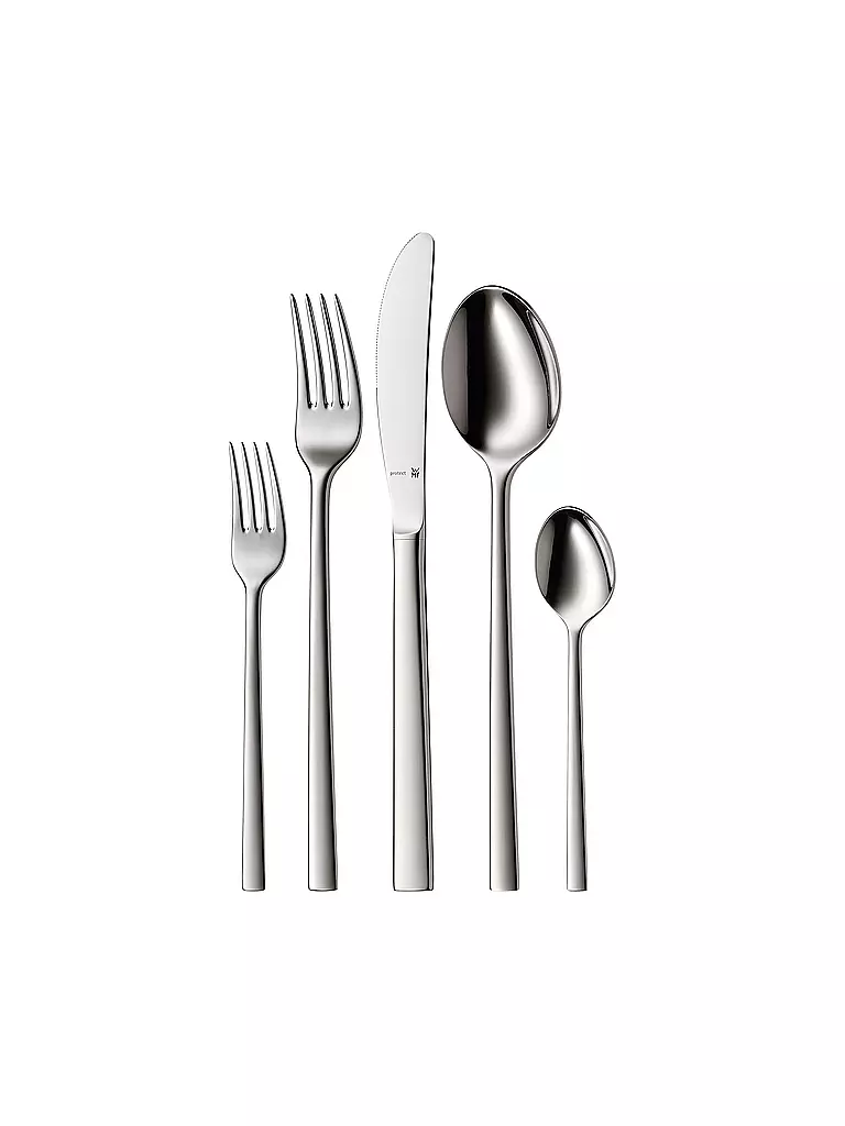 WMF | Set di posate Sonic, 30 pezzi, Cromargan protect® | Argento