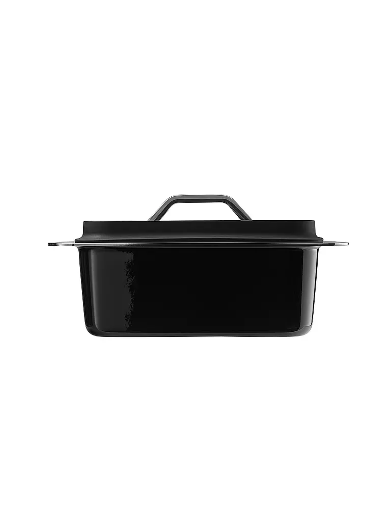 WMF | Teglia da forno con coperchio FUSIONTEC 38x24 cm | Nero