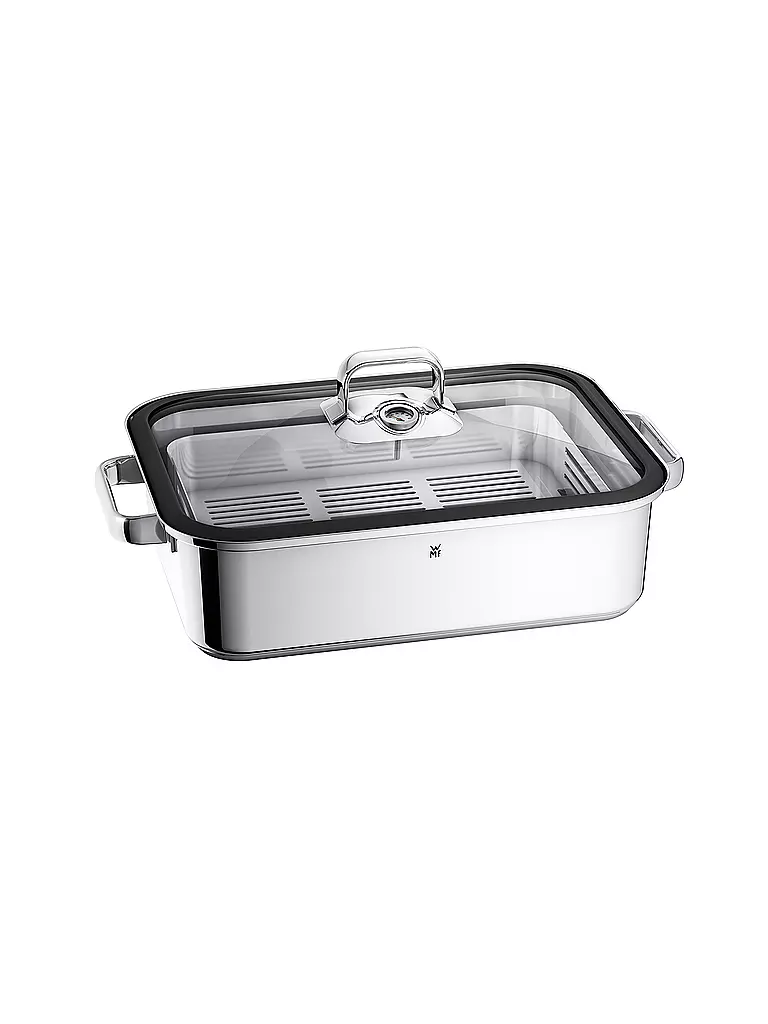 WMF | Vitalis Aroma Vaporiera con guarnizione in silicone 6,5 l | Argento
