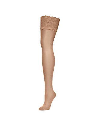 WOLFORD | Calze "Satin Touch 20 Stay-Up" (gobi)