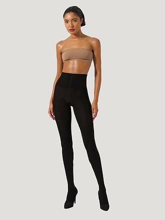 WOLFORD | Strumpantalone a maglia nero