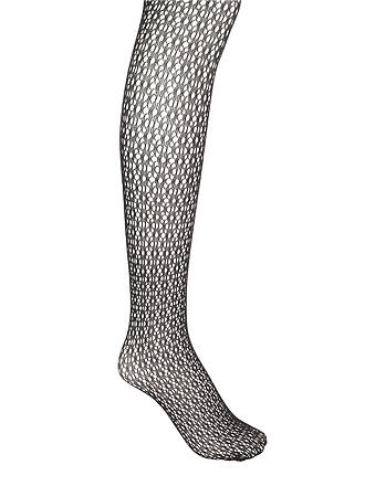 WOLFORD | Collant alla moda DAISY NET blak