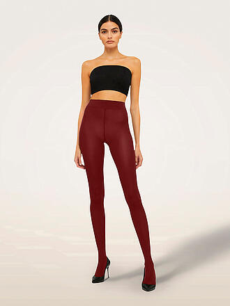 WOLFORD | Collant velato VELVET 66 DEN bordeaux