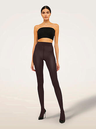 WOLFORD | Collant velati VELVET 66 DEN dark wood