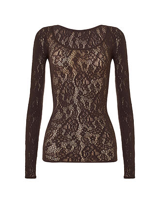 WOLFORD | Maglia a maniche lunghe INFINITE ROSE NET