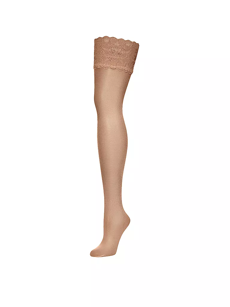 WOLFORD | Calze "Satin Touch 20 Stay-Up" (gobi) | Beige