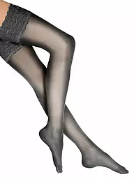 WOLFORD | Calze "Satin Touch 20 Stay-Up" (gobi) | Nero