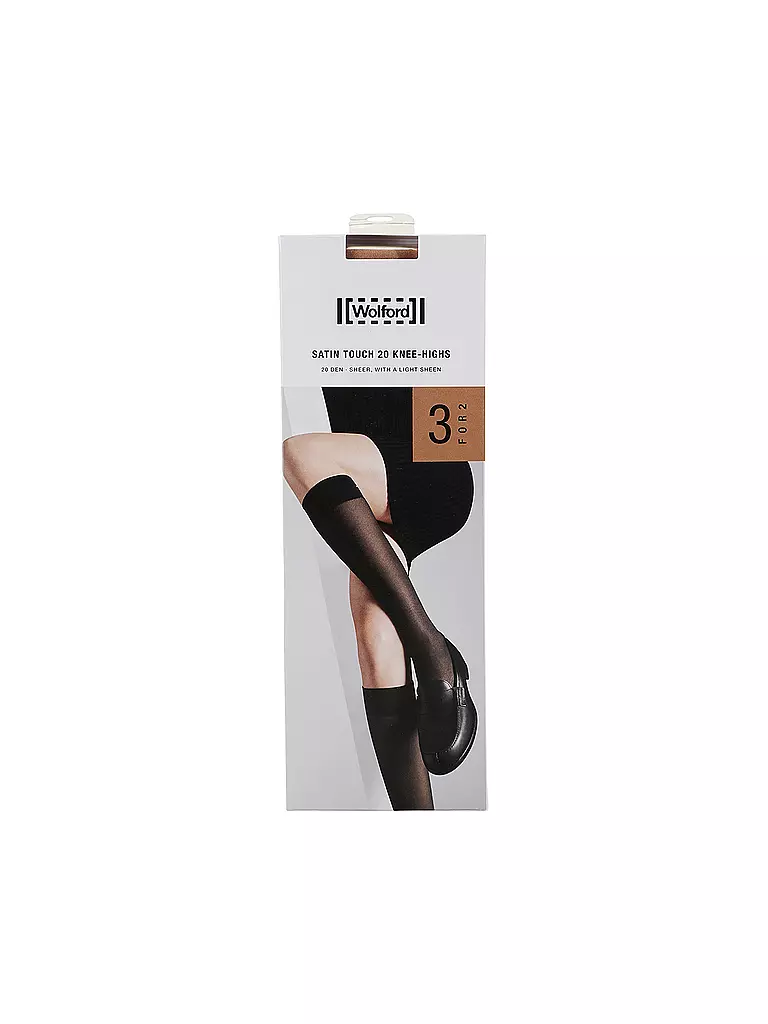 WOLFORD | Calze al ginocchio confezione da 3 gobi |